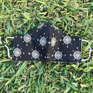 🧭 one (1) compass adult face mask